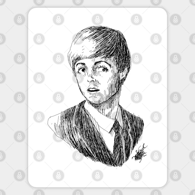 Paul McCartney Sticker by AkioCalibo